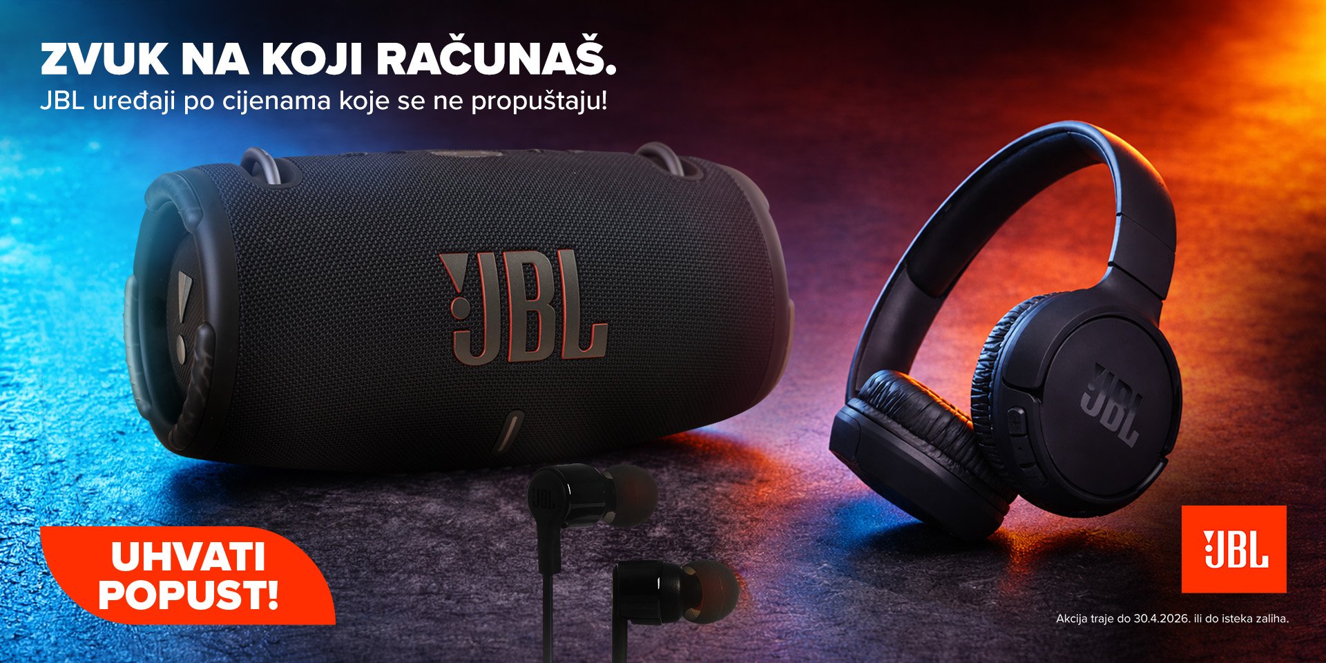 JBL audio oprema na akciji 